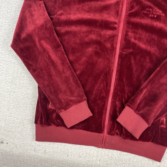 Men's Atelier New Regime ANR x OTH Red Velour Jacket T Shirt Sz L - FW2016 READ* - Picture 4 of 16